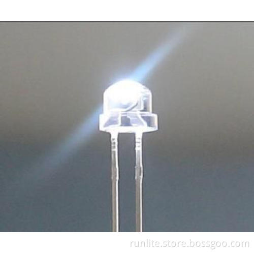 4.8mm Straw Hat Neutral White LED Diode